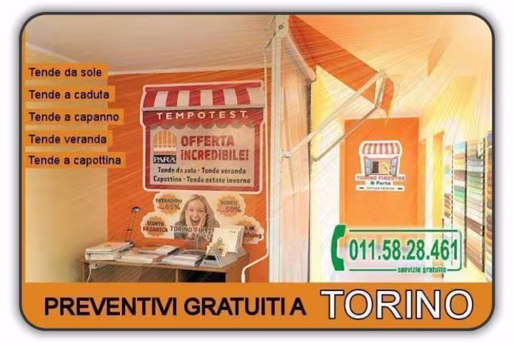 Offerte Tenda Veranda a prezzi fabbrica tende da sole torino