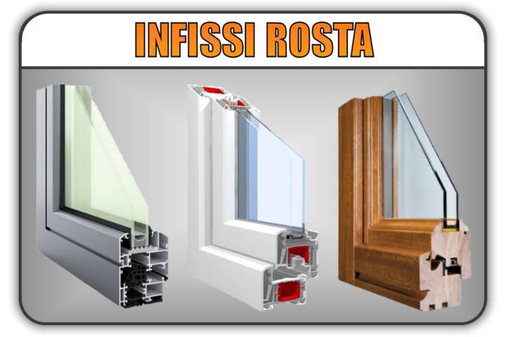 Infissi Serramenti Finestre Pvc Legno Alluminio Rosta