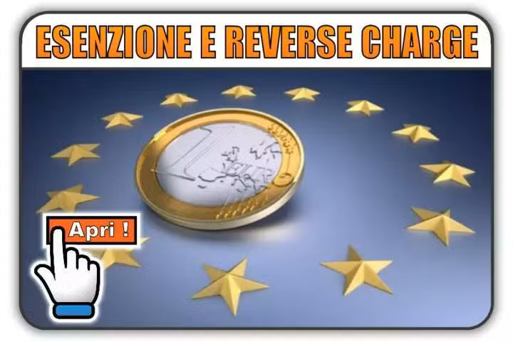 esenzione iva con reverse charge