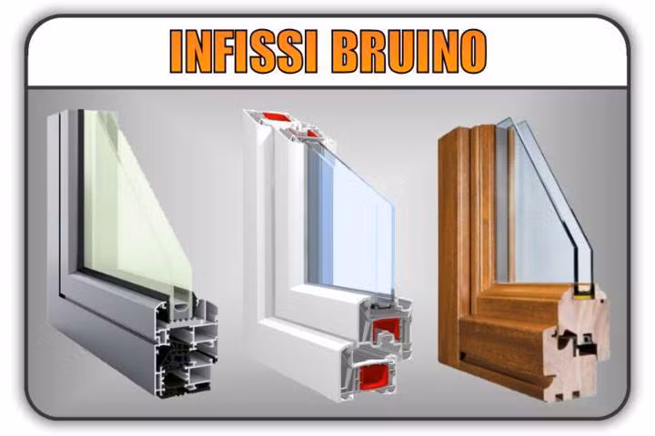 Infissi in pvc e Legno Bruino