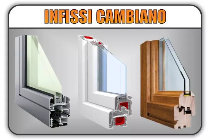 Infissi in pvc e Legno Cambiano