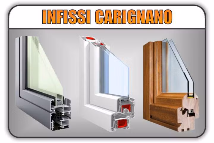 Infissi in pvc e Legno Carignano
