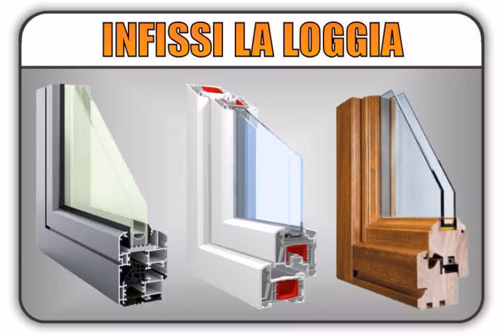 Infissi in pvc e Legno La Loggia