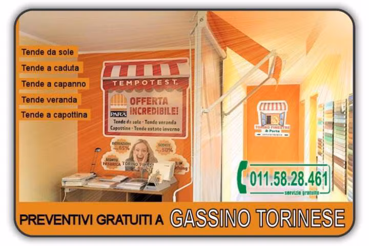 Prezzi tenda Gassino Torinese