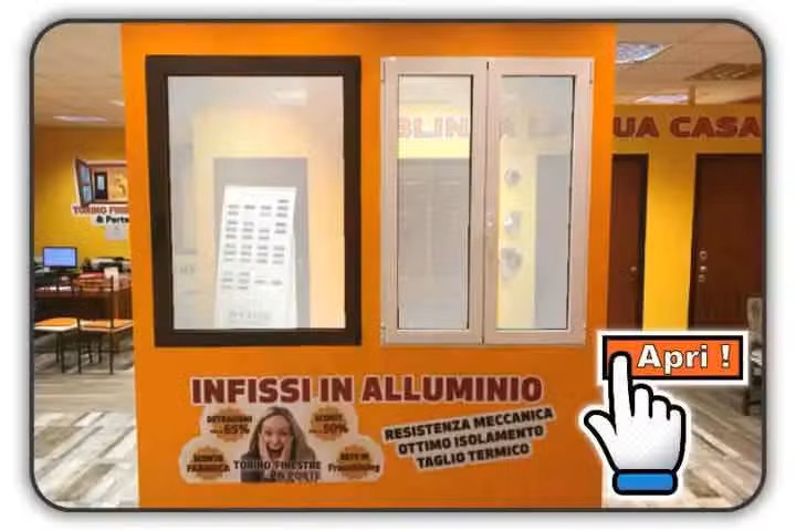 infissi in alluminio showroom torino finestre