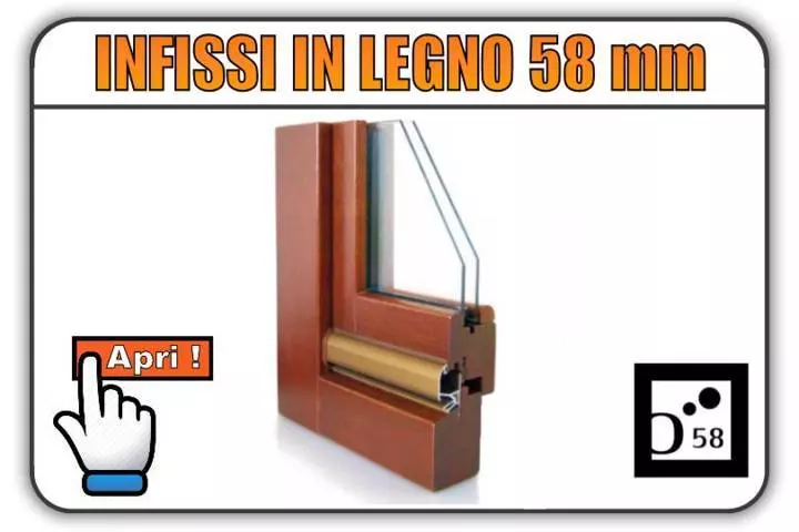 infissi serramenti massello lamellare 58 mm torino finestre
