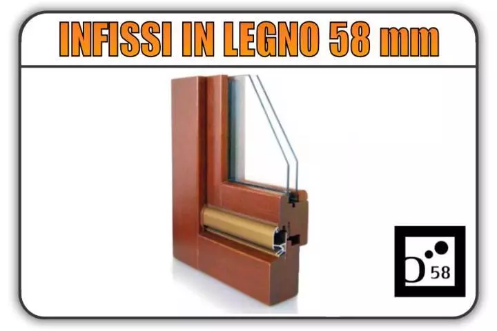 serramenti infissi legno lamellare 58 mm torino finestre