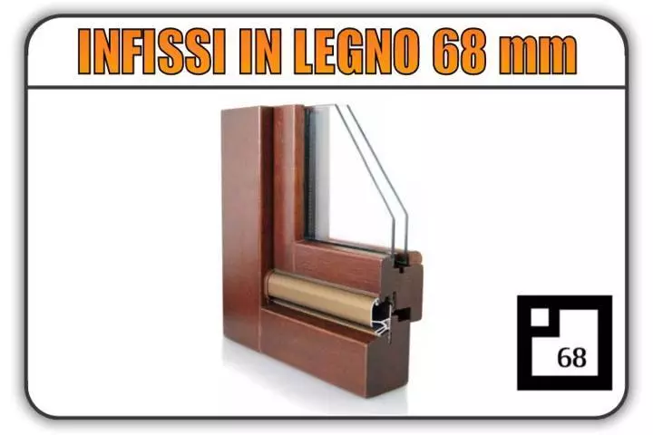serramenti infissi legno lamellare 68 mm torino finestre