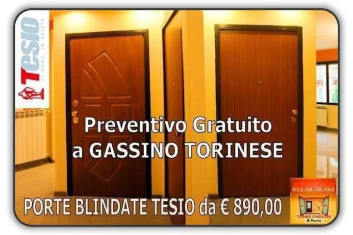 porte blindate tesio Gassino Torinese