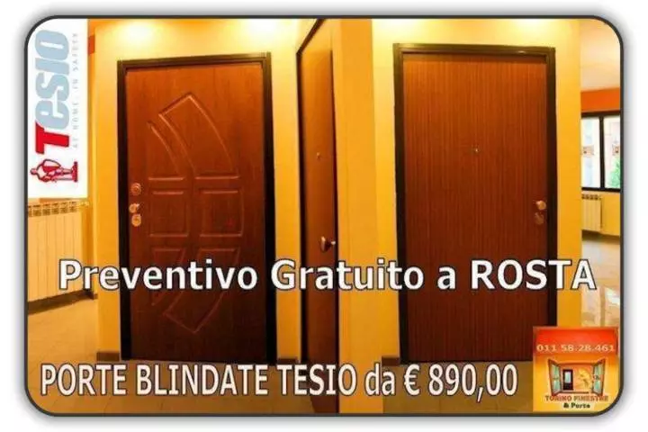porte blindate tesio Rosta