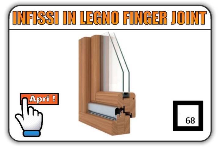 Infissi in legno lamellare finger joint prezzi e offerte online torino Serramenti online prezzi