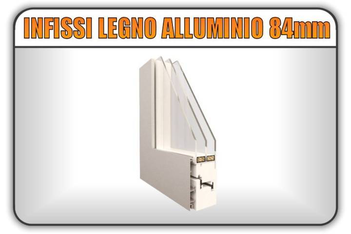 Infissi e serramenti in legno e alluminio complanare 84 mm prezzi ... Preventivo online infissi