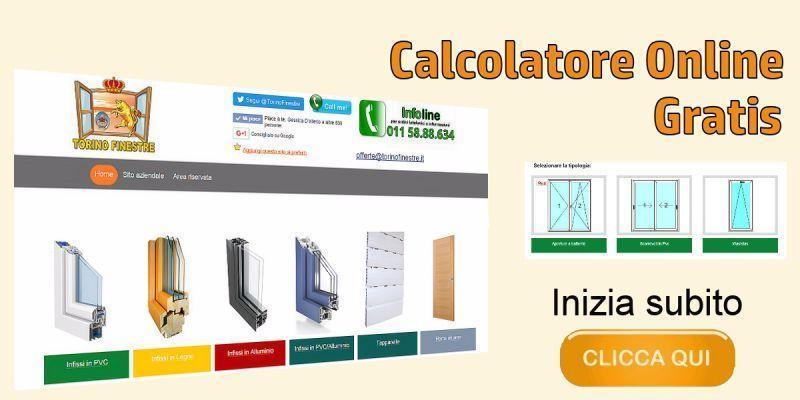 Preventivo online per infissi, serramenti, porte e finestre Infissi in alluminio costi