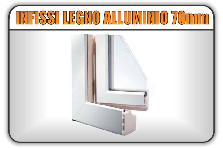 serramenti infissi legno lamellare alluminio 70 mm torino finestre