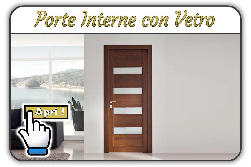 Porte Interne con vetro Torino