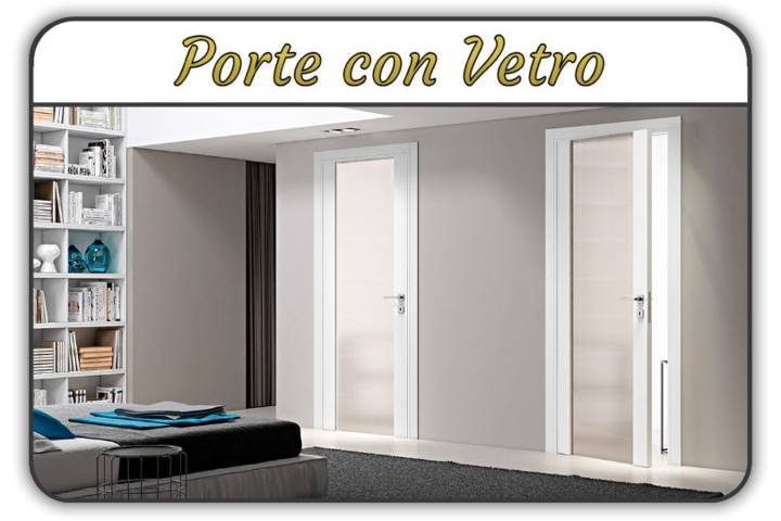 porte interne con vetro