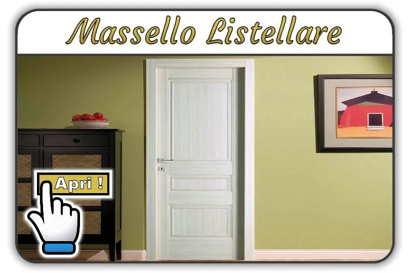 Porte Massello Listellare
