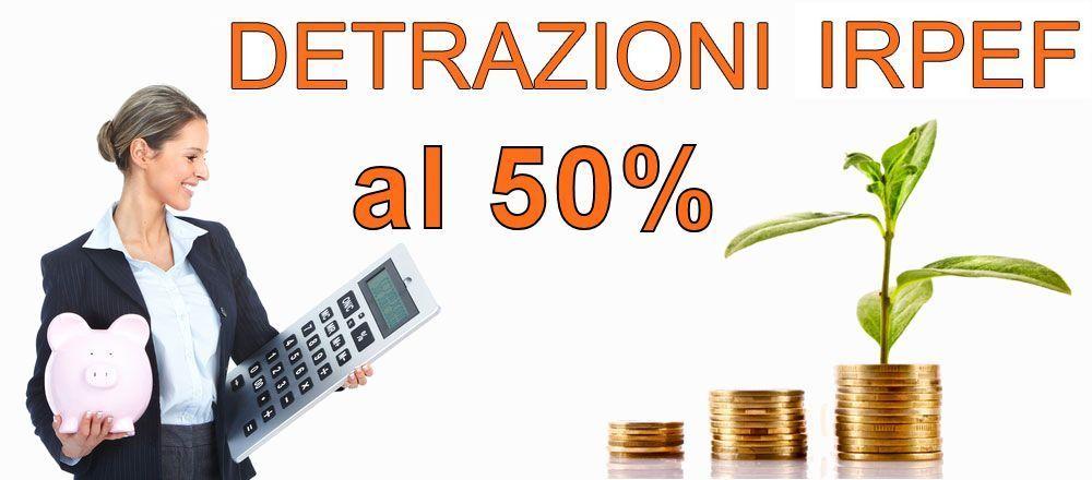 detrazioni porte interne 50%