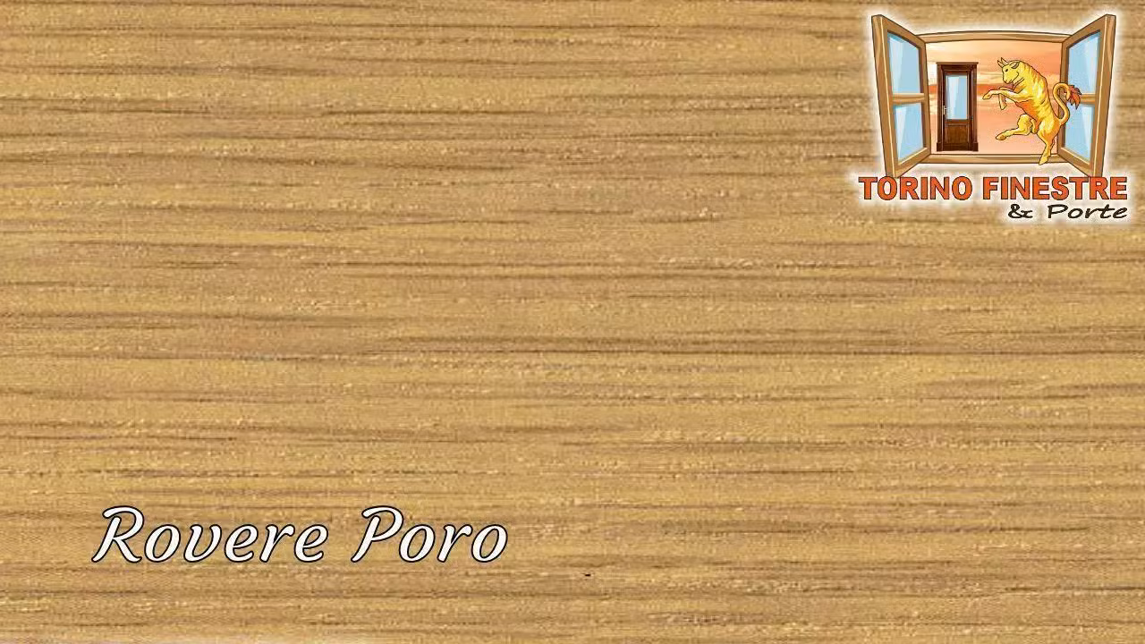 porte interne rovere poro