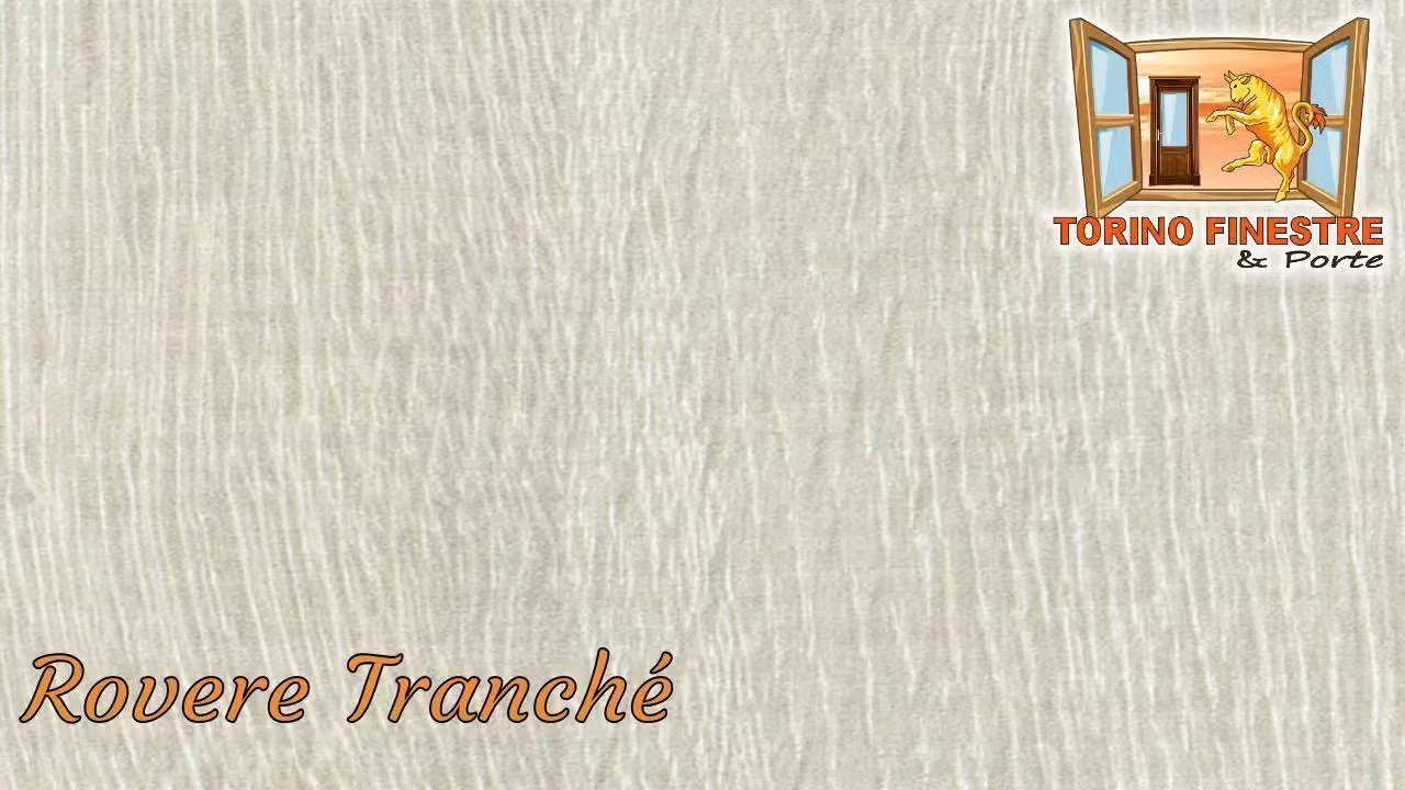 porte interne rovere tranché