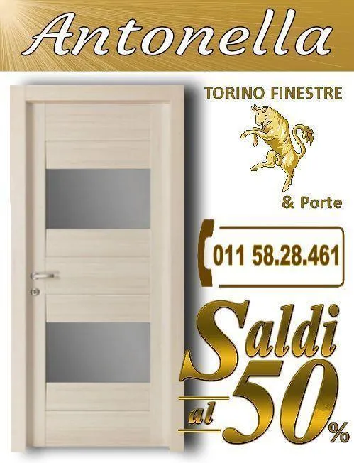 Porta Antonella con Vetro