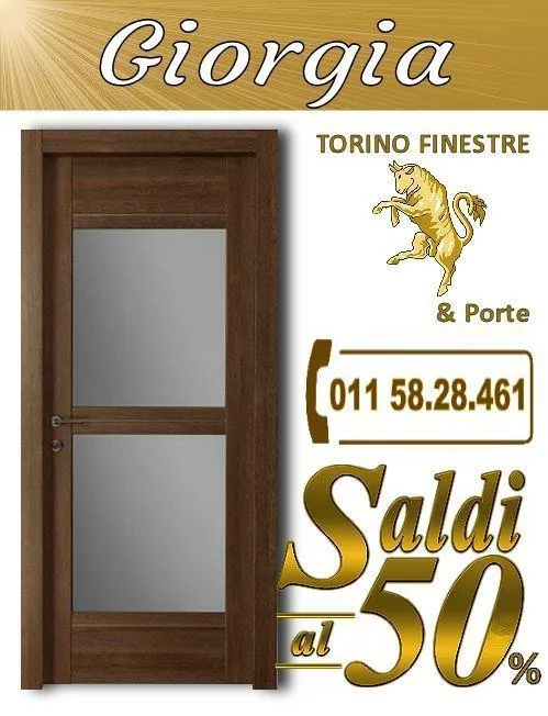 Porta Giorgia con Vetro