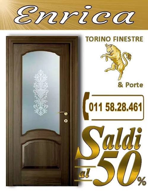 Porta Enrica con Vetro