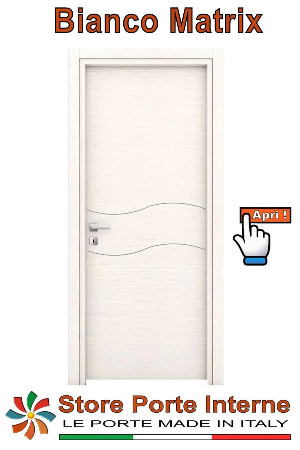 porte laminato inserti camilla bianco matrix