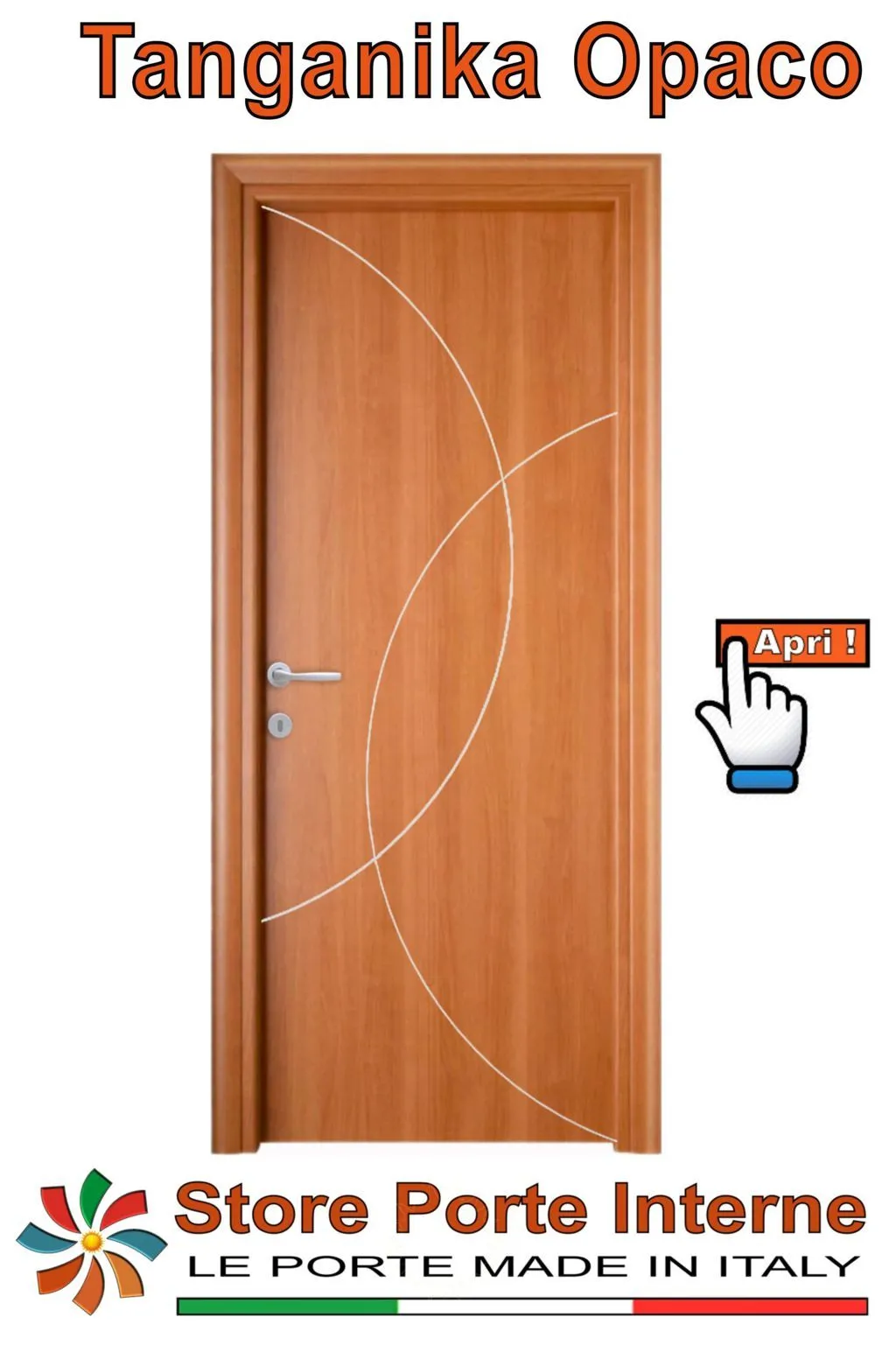 porte laminato inserti Floriana tanganika opaco