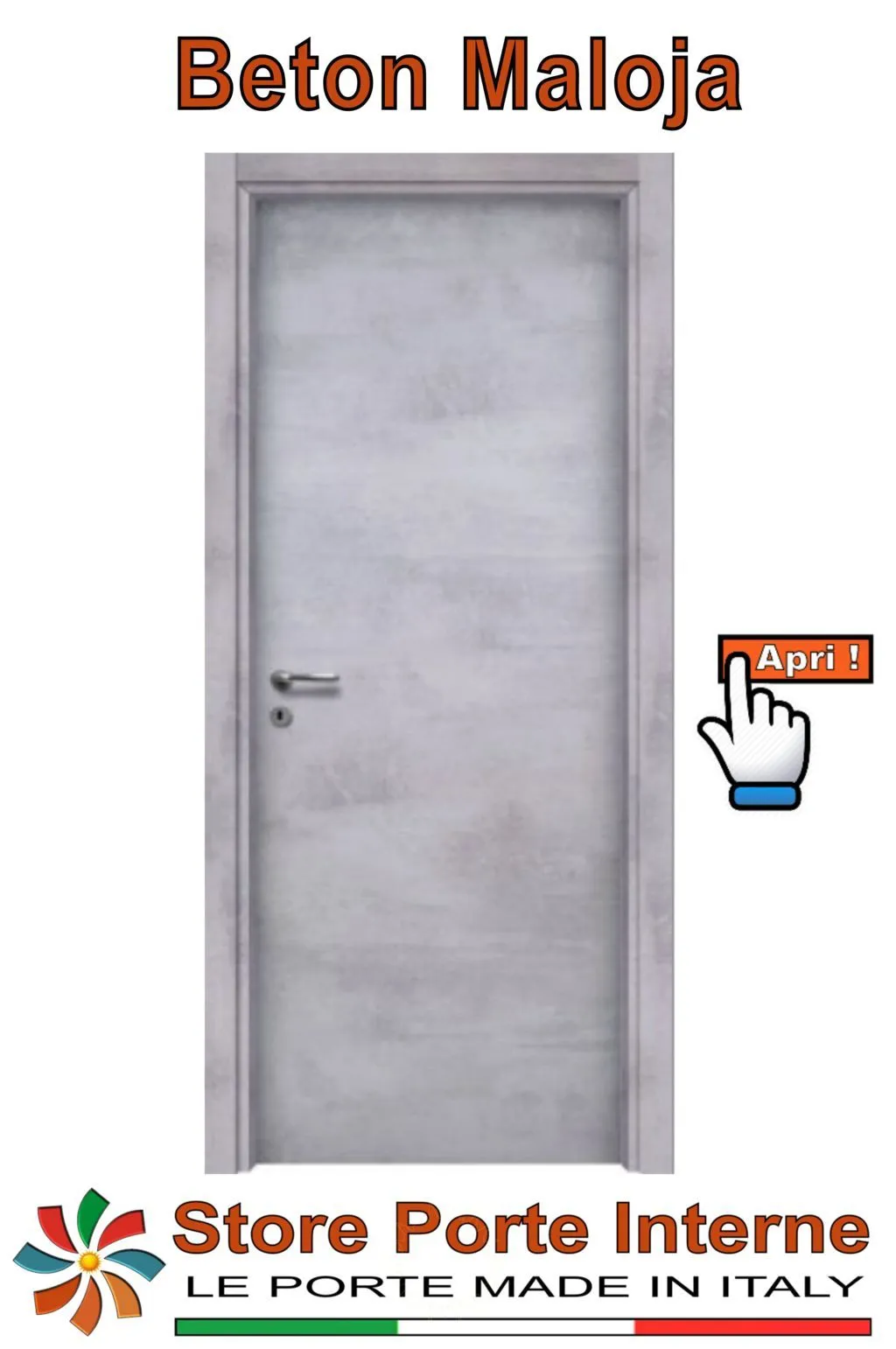 porte laminato katia beton maloja