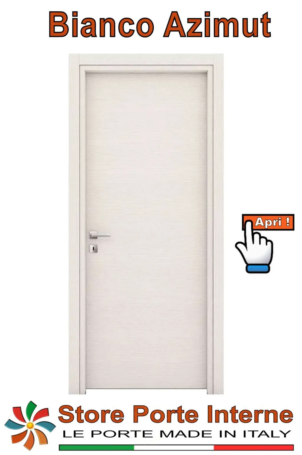 porte laminato katia bianco azimut