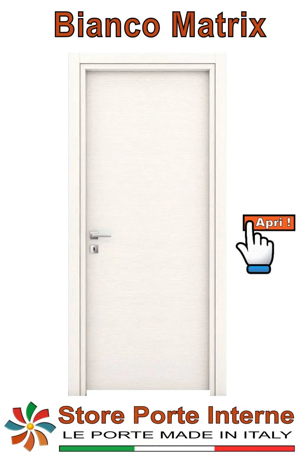 porte laminato katia bianco matrix
