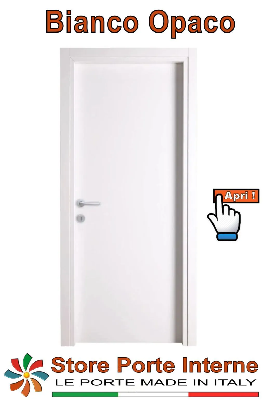 porte laminato katia bianco opaco