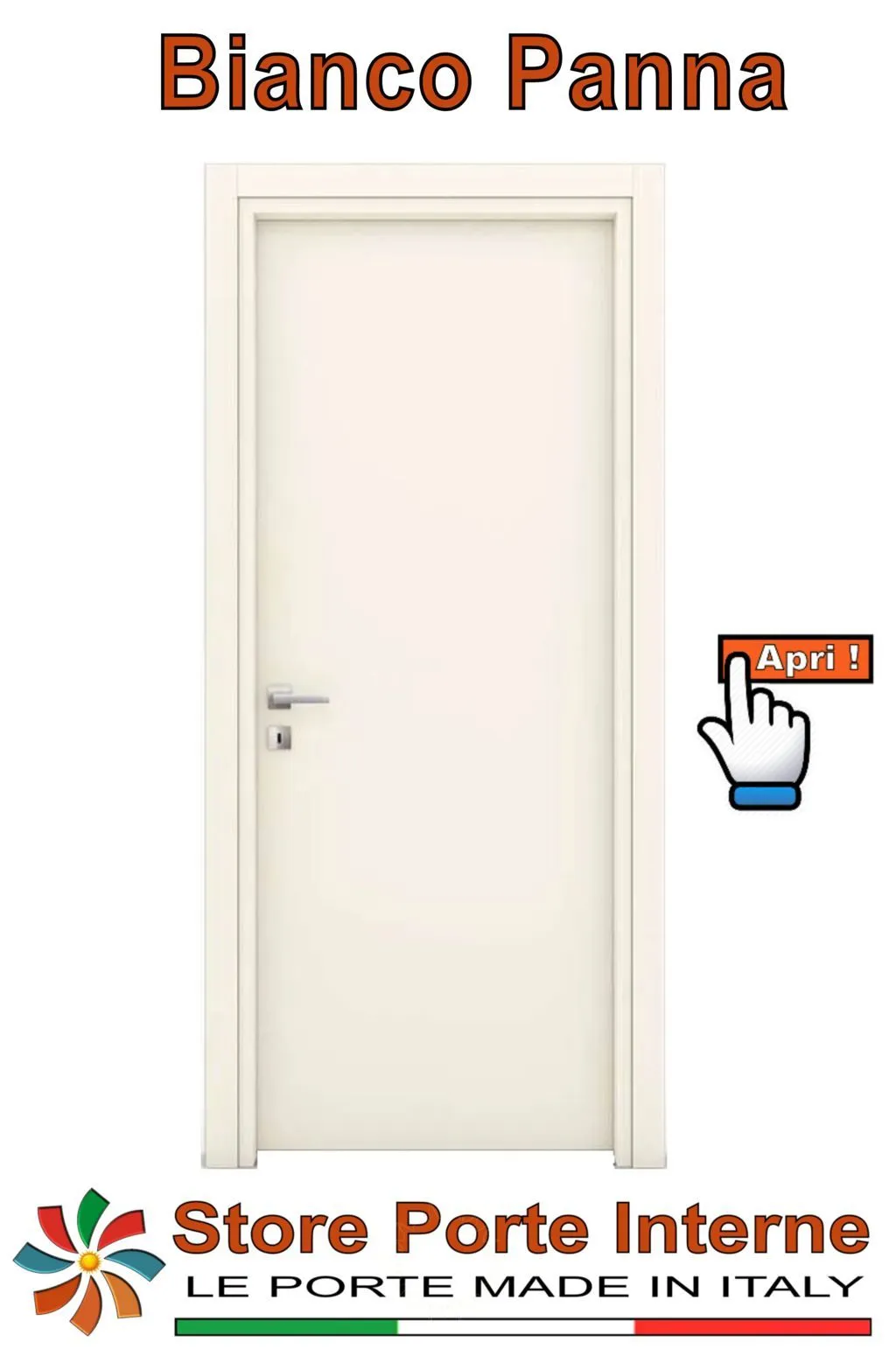 porte laminato katia bianco panna