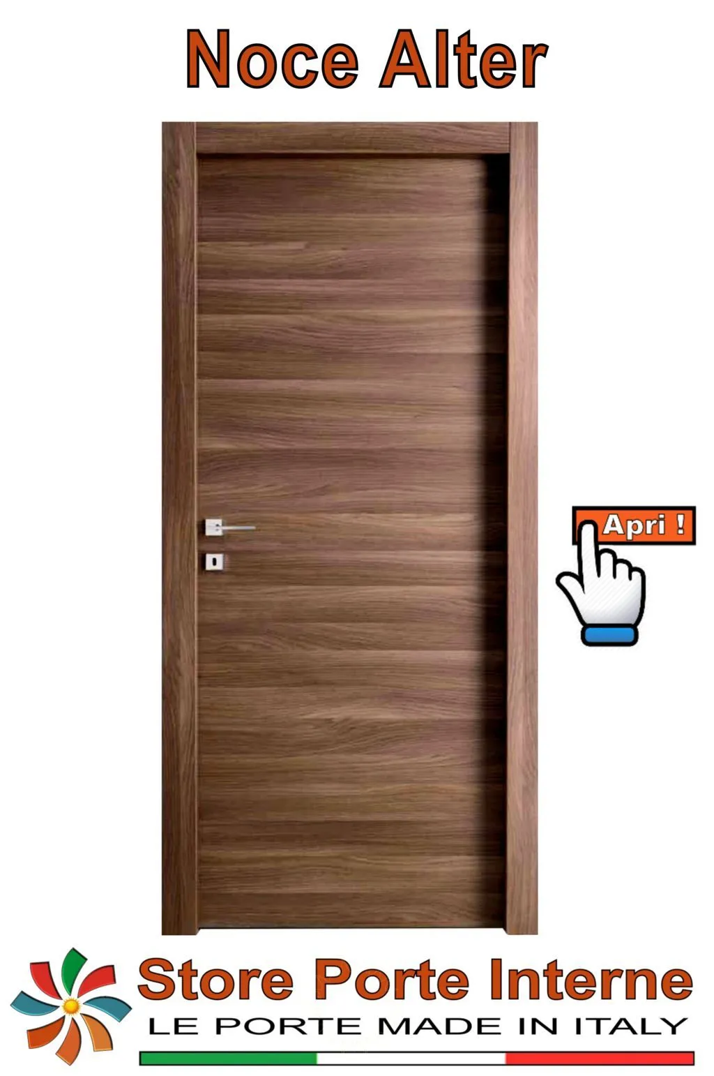 porte laminato katia noce alter