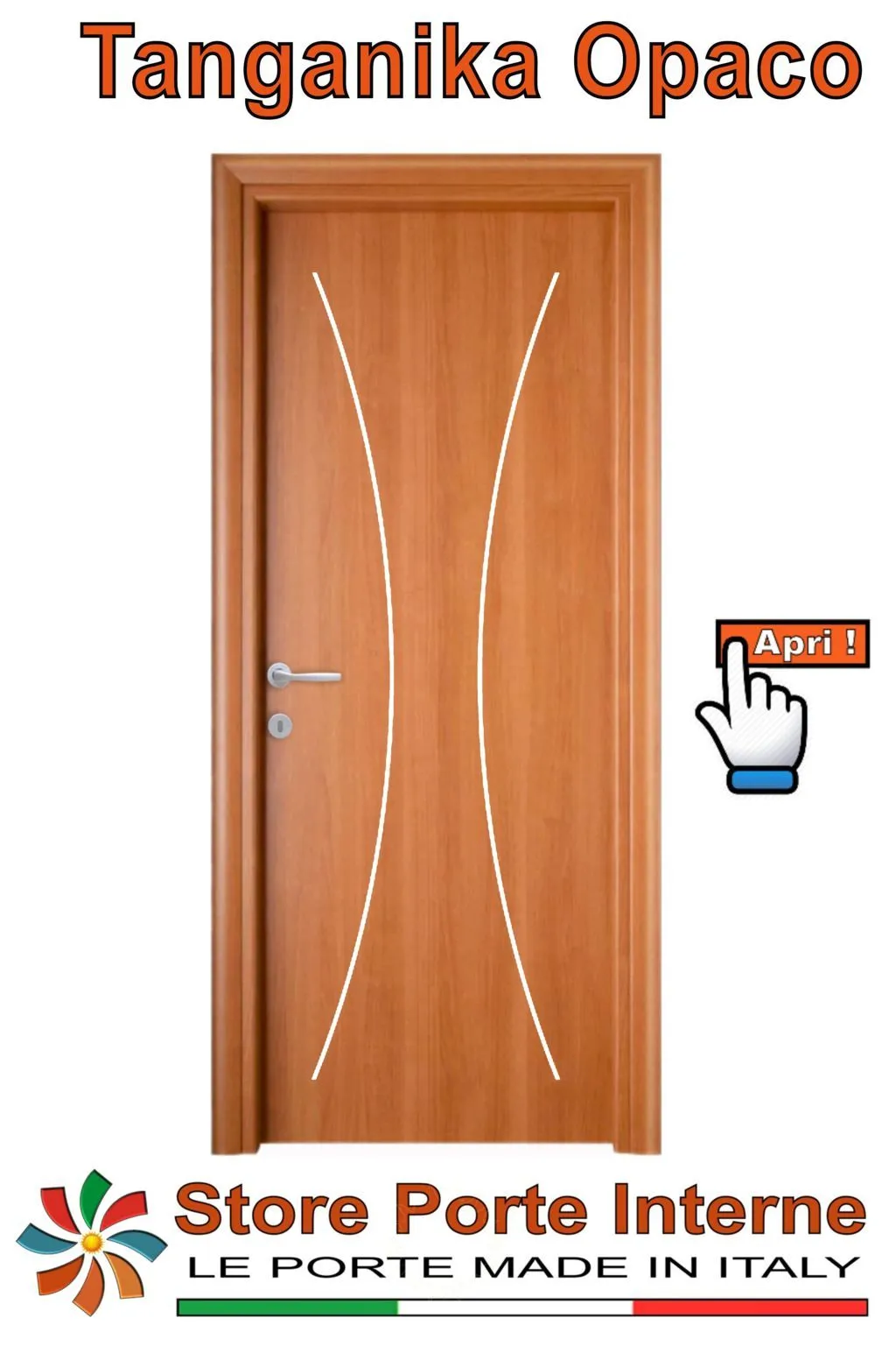 porte laminato inserti Letizia tanganika opaco