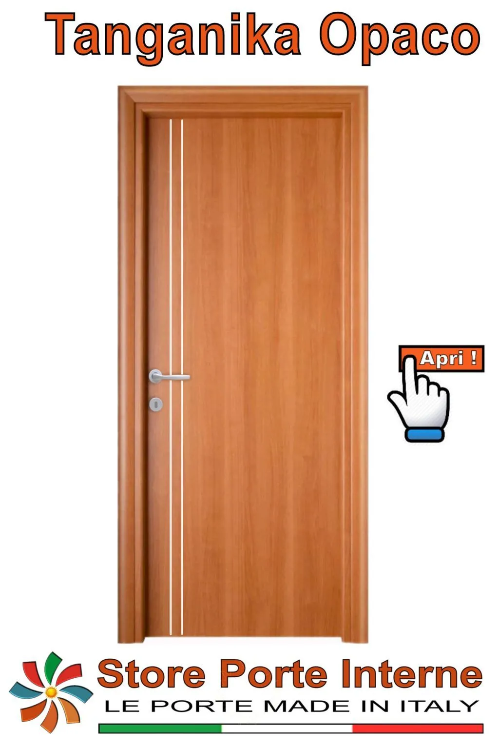 porte laminato inserti Marika tanganika opaco