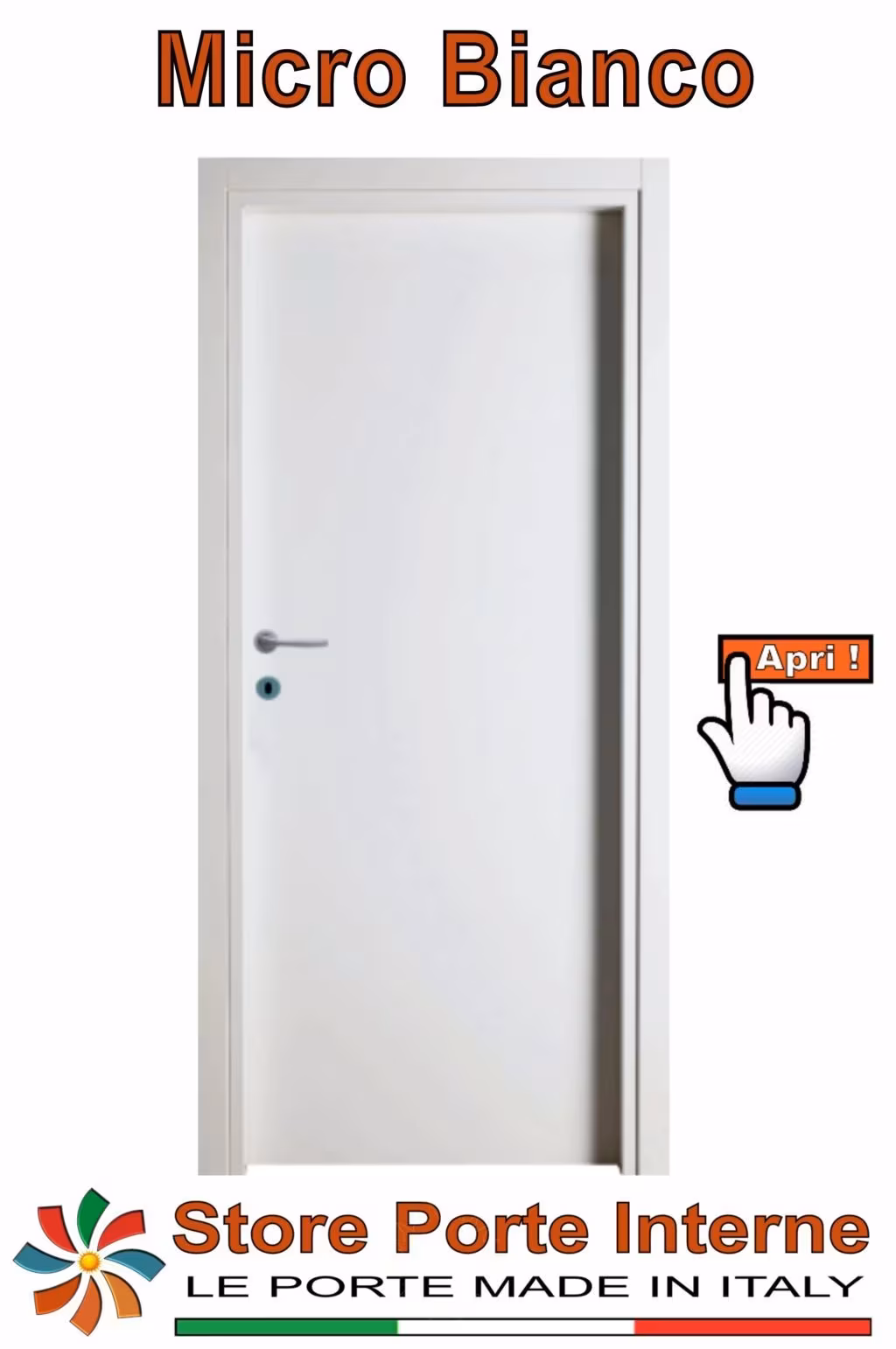 porte laminato Microlaminata bianco