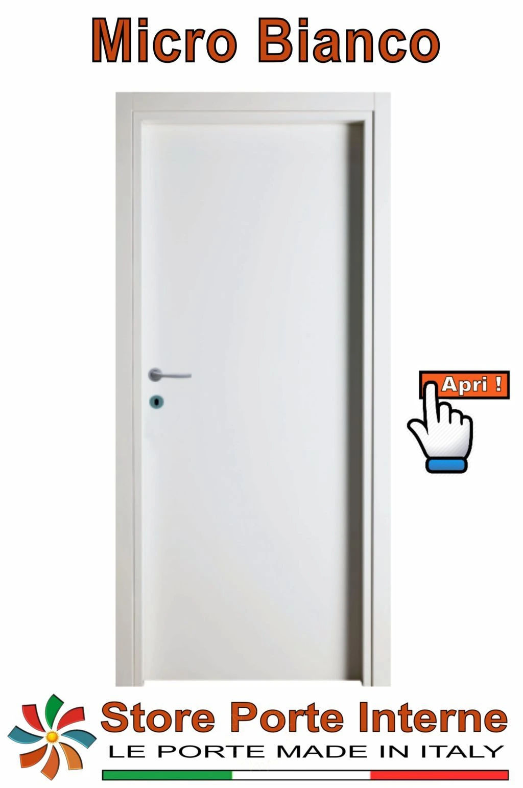 porte laminato Microlaminata bianco