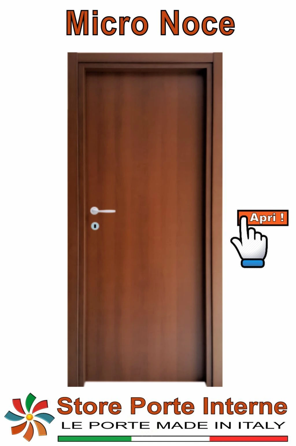 porte laminato Microlaminata noce