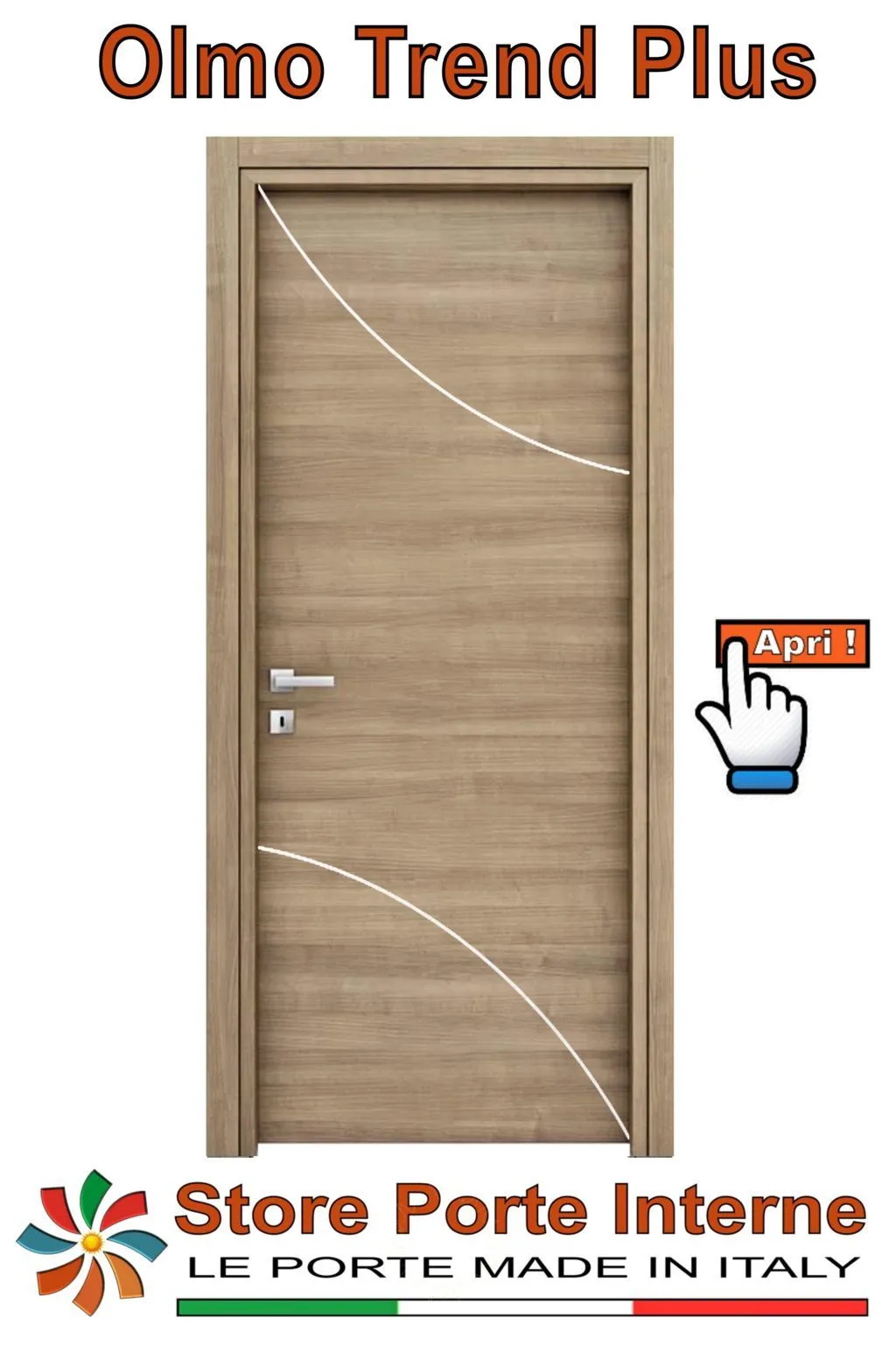 porte laminato inserti Nicole olmo trend plus