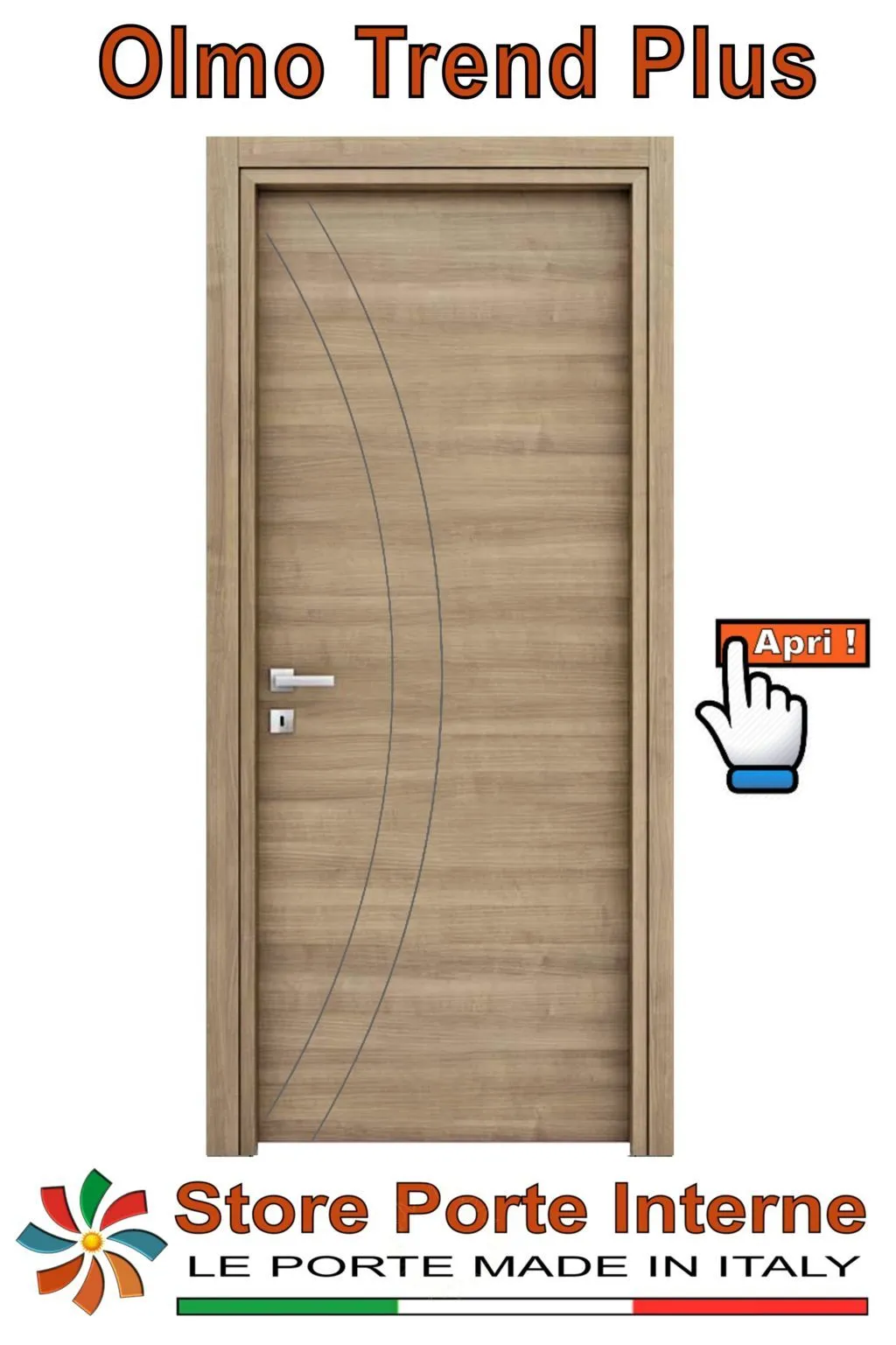 porte laminato inserti Noemi olmo trend plus