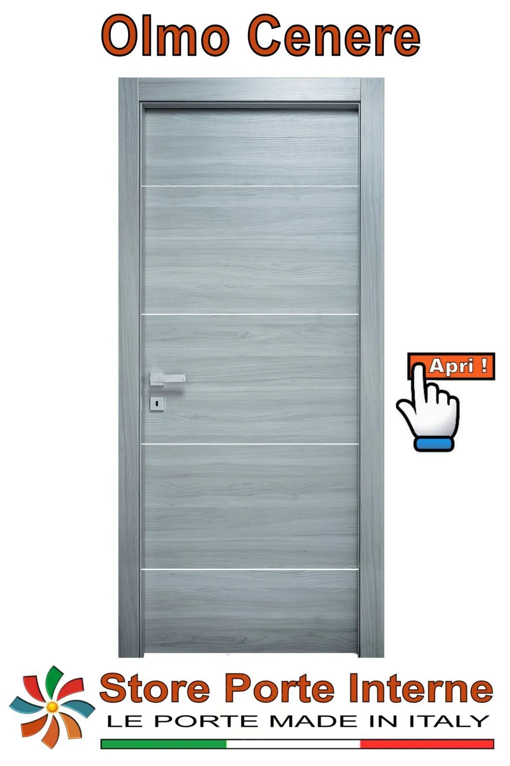 porte laminato inserti tiziana olmo cenere