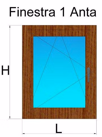 finestra 1 anta douglas