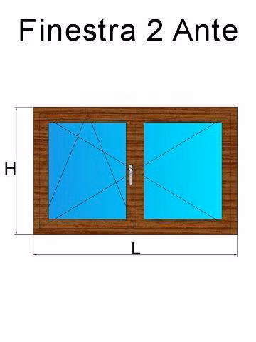 finestra 2 ante douglas