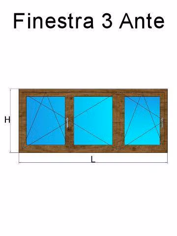 finestra 3 ante winchester