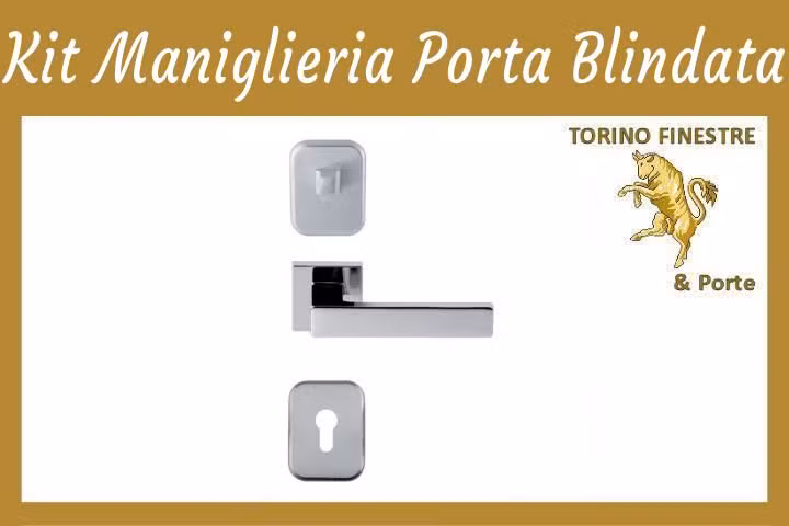 kit maniglia porta blindata