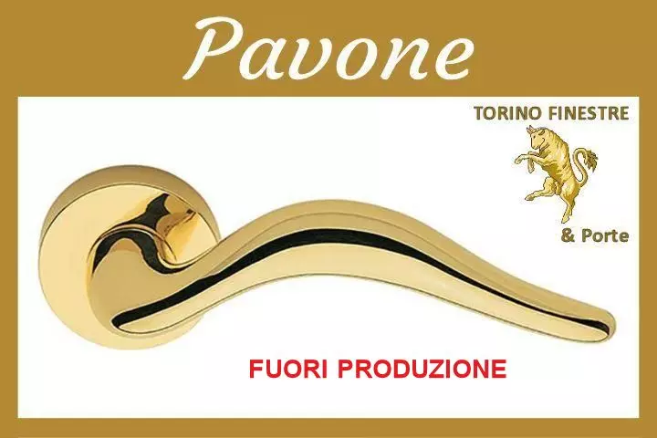 maniglie modello pavone