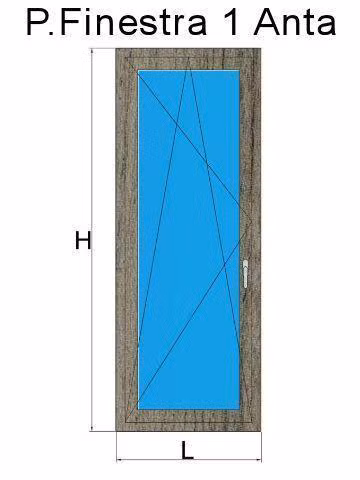 porta finestra 1 anta anteak