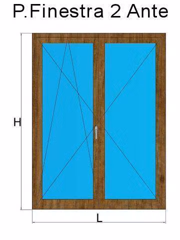 porta finestra 2 anta winchester